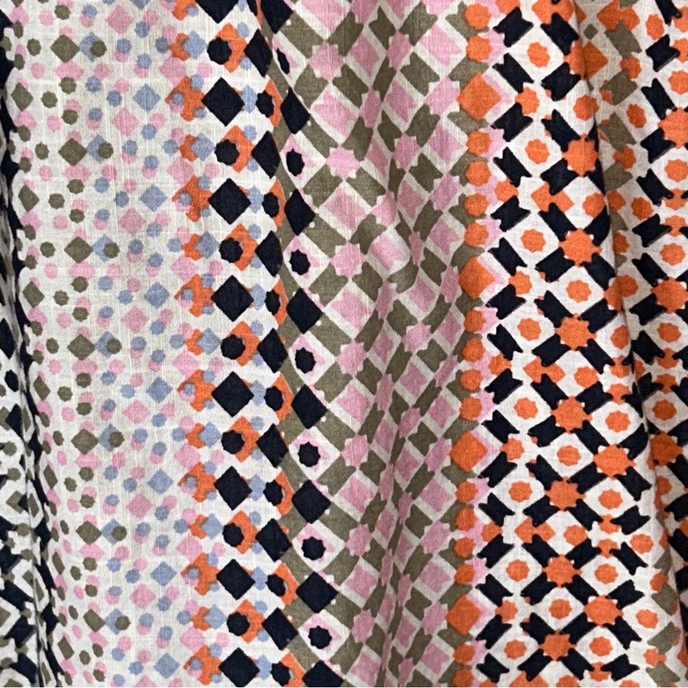 J. Crew Geometric Patterned Blouse - image 4